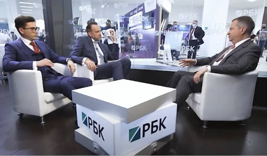 Алексей Моисеев в интервью РБК-ТВ на ВЭФ о состоянии финансовых рынков, роли золота как защитного актива
